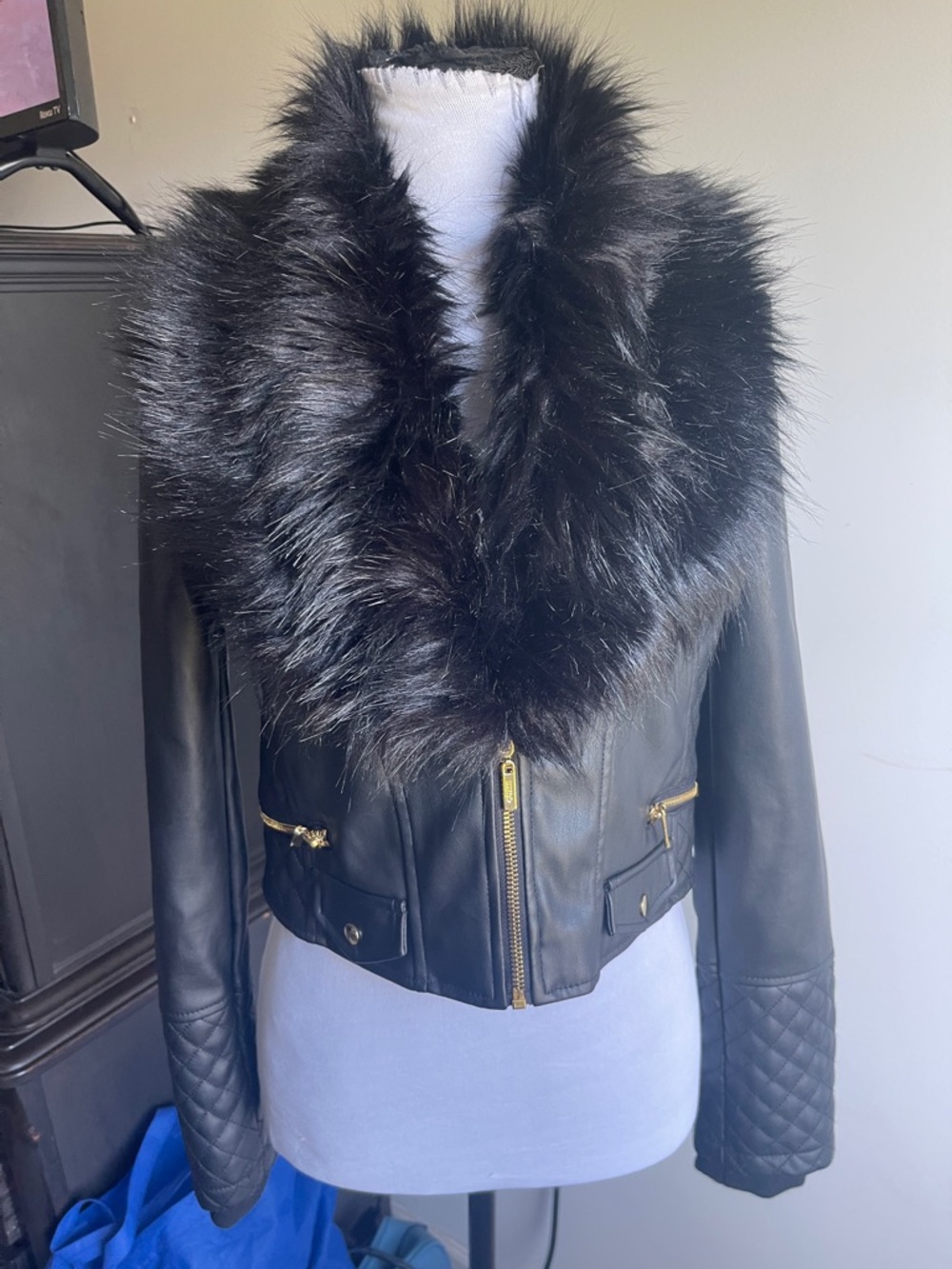 GUESS leather jacket